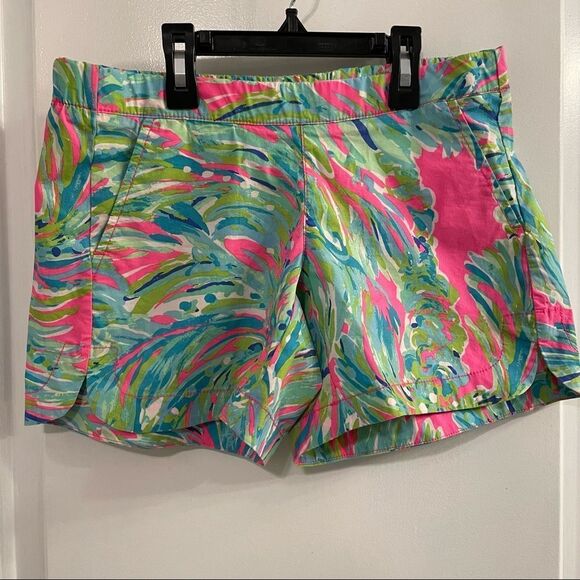 Lilly Pulitzer Ocean View Shorts Shady Lady - Picture 1 of 4
